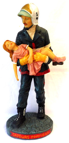 Sapeurs pompiers statuette - -,