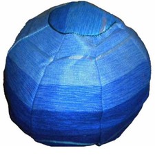 Nouveau Pouf En Textile De Soie Sabra Tissé Du Maroc Fair Trade 544B