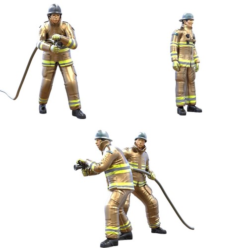 Ensemble figurines pompier - ensemble, de