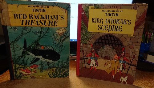 Adventures of tintin books - 2,