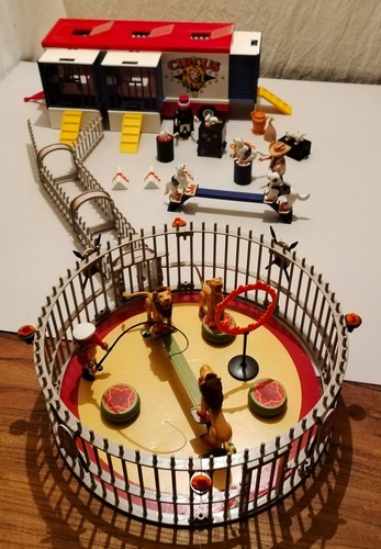 Lot playmobil roulotte circus - playmobil,