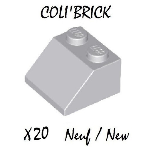 Lego 3039 20x brique - brique, pente