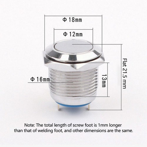 Bouton interrupteur poussoir - bouton,