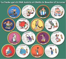 La Vache qui rit 1968, 8 personnages d’Astérix et Obélix le Bouclier d’Arverne