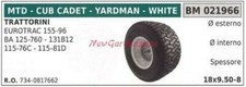 Roue MTD Tracteur Tondeuse Eurotrac 155-96 021966