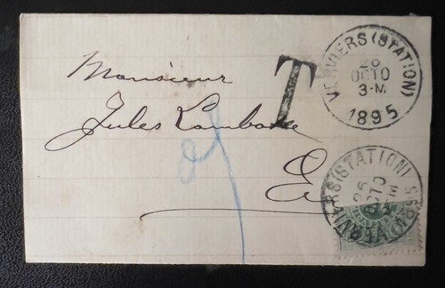 Belgique 1895 lettre - belgique, –