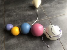 Suspension plafonnier lustre chambre enfant chenille insecte