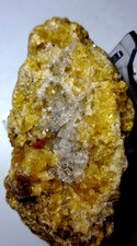 FLUORINE/FLUORITE QUARTZ  - FILON JAUNE - VALZERGUES - AVEYRON 