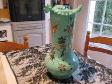 grand vase opaline bleue