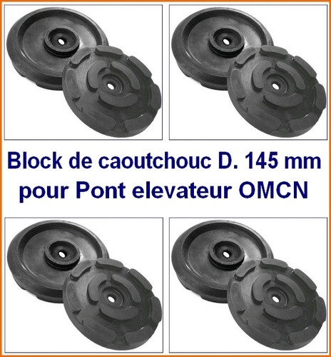 Bloc caoutchouc d 145 - de,