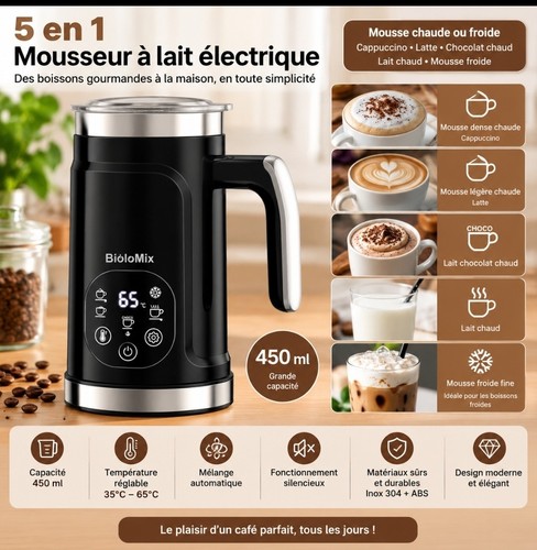 Mousseur lait automatique - lait,