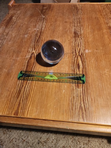 Boule verre facon cristal - verre,