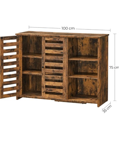 Buffet rangement marron et - buffet, de