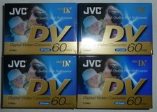 LOT DE 4 CASSETTES  60 MIN JVC