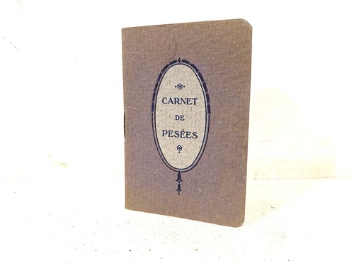 Old advertising weighing - , book