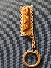 KEYCHAIN KEY LOG CHRISTMAS BEING PASTRY CHEF PUB RARE VINTAGE OLD COLLECTION