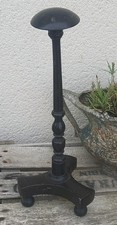 ANCIEN PORTE -CHAPEAU EN BOIS  DÉBUT XXe SIÈCLE HAUTEUR 37  CM 