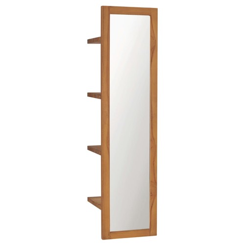 Bois teck massif miroir - teck,