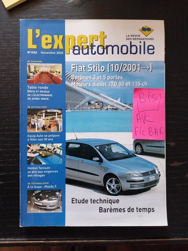 Revue technique fiat stilo 9 - fiat, 1.9