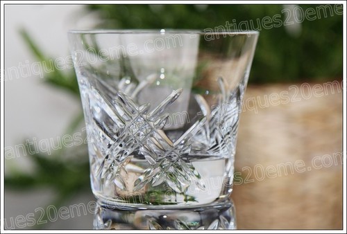 Verre whisky cristal de - à, en