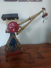 Grue de chantier meccano en