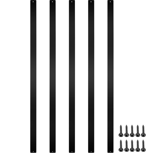 Black aluminum deck - black,