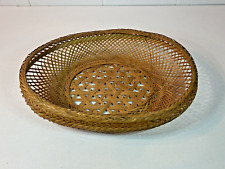 CORBEILLE DE TABLE EN OSIER ANCIENNE XIXème