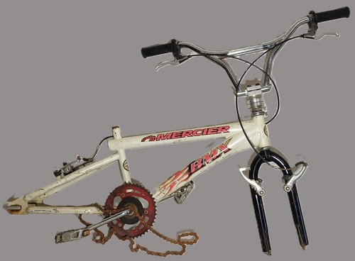 Cadre guidon pédalier bmx - cadre,