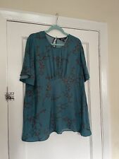 Ulla Popken Oriental Blossom Print A-Line Tunic size Uk 14/16 D/EU 42/44