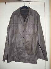 Surchemise veste marron peau
