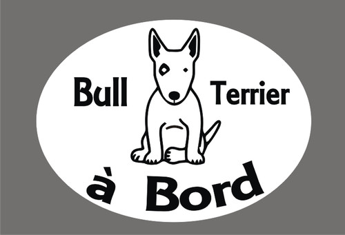 Sticker bull terrier - -,