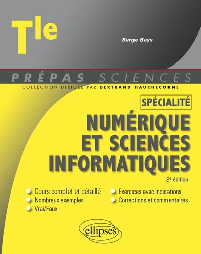 Livre terminale numérique - terminale, et