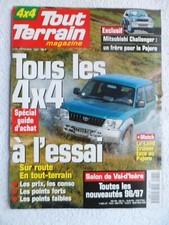 4X4 TOUT TERRAIN N°86 09/1996 MITSU CHALLENGER LAND CRUISER PAJERO BUGGY LM
