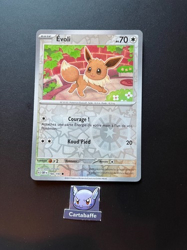 Carte pokémon evoli 166 197 - pokémon, 166/197
