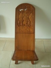 Chaise en bois sculpté La Réunion