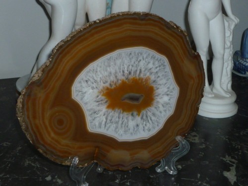Grande tranche agate - grande, d'agate