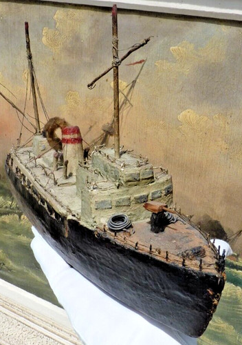Ancienne maquette bateau - maquette,