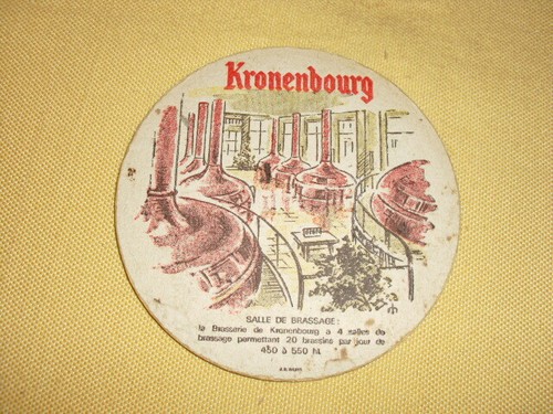 Sous bock kronenbourg brewing - sous-bock, "brewing