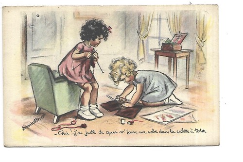 Illustration germaine bouret - germaine,