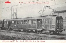 Old postcard theme train les
