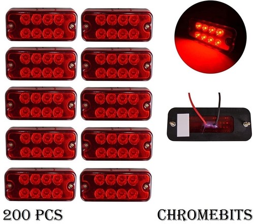 Rouge marqueur arrière led - rouge,