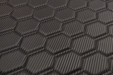 Simili cuir matelassé CARBON