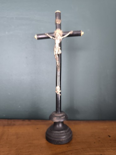 Ancien crucifix table en - de,