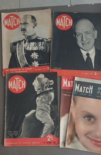 Lot magasines match - 5,