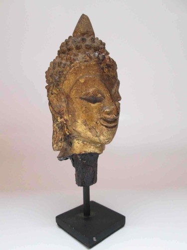 Tête bouddha laque - en,
