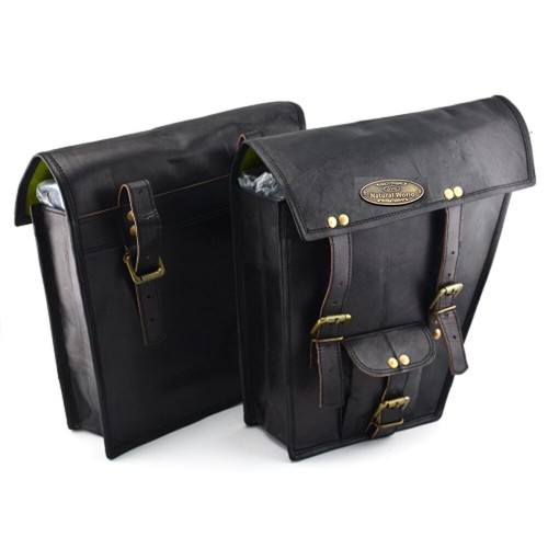 Sac dos cuir noir - À,