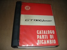 ALFA ROMEO MANUAL SPARE PARTS CATALOG "ALFA GT 1300 JUNIOR" 1968