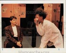 1994 Press Photo Sherry Wrather and Rebecca Uden in "Joined at the Head."