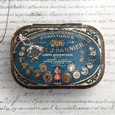 Boîte ancienne « Confiserie J. Bannier – Paris Argenteuil »