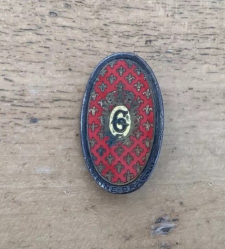 Insigne metal regiment de - 6,